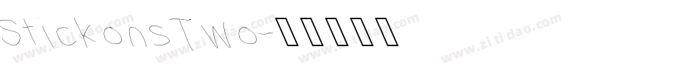 Stickons Two字体转换